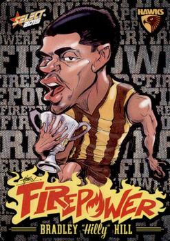 2015 Select AFL Champions - Firepower Caricatures #FC30 Bradley Hill Front